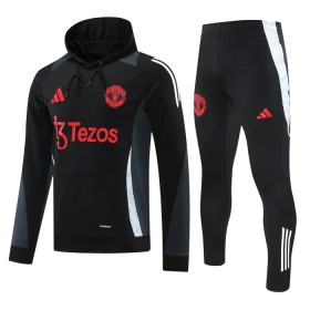Manchester United Hoodie Trainings Sweatshirt 2024-25 Navy